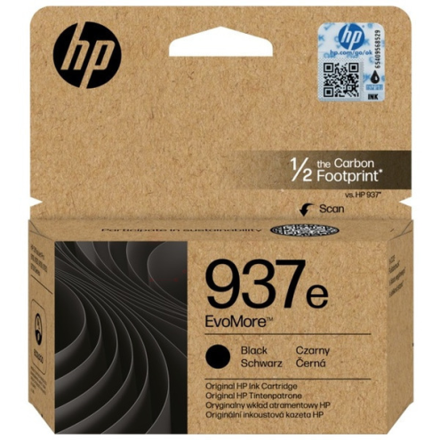 ORIGINAL HP 937E Druckkopfpatrone schwarz Evomore 2.500 Seiten (4S6W9NE)