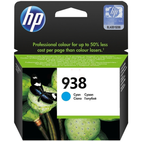 ORIGINAL HP 938 Druckkopfpatrone cyan 800 Seiten (4S6X5PE)