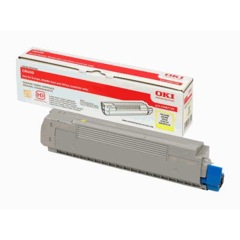 ORIGINAL OKI 43487709 Toner gelb 6.000 Seiten/5%
