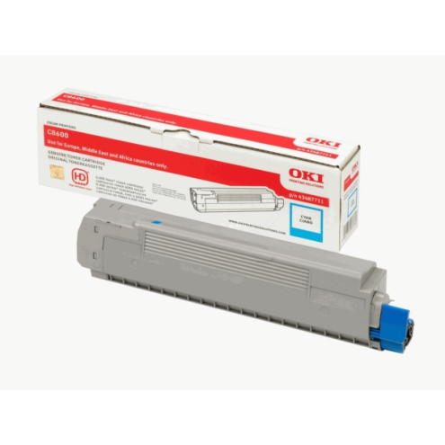 ORIGINAL OKI 43487711 Toner cyan 6.000 Seiten