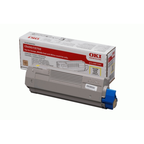 ORIGINAL OKI 43872305 Toner gelb 2.000 Seiten/5%