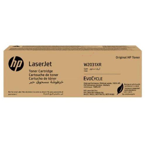 ORIGINAL HP 415X Tonerkartusche cyan recycelt Evocycle 6.000 Seiten (W 2031 XR)