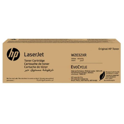 ORIGINAL HP 415X Tonerkartusche gelb recycelt Evocycle 6.000 Seiten (W 2032 XR)