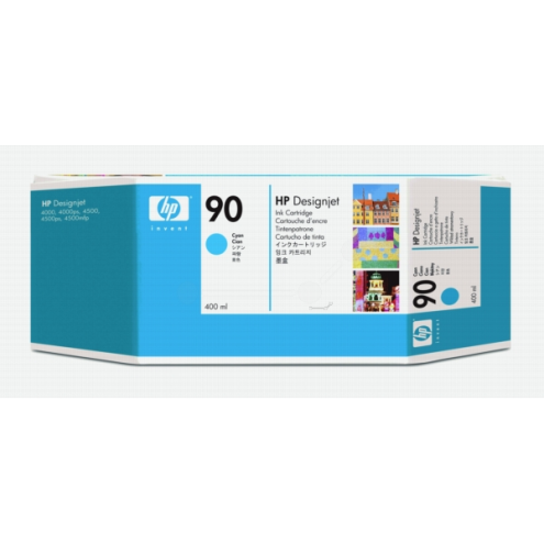 ORIGINAL HP 90 Tintenpatrone cyan 750 Seiten, 400,00 ml (C 5061 A)