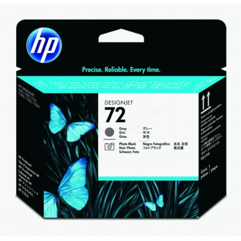 ORIGINAL HP 72 Druckkopf grau +schwarz (C 9380 A)