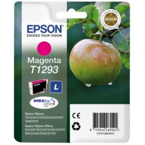 ORIGINAL EPSON T1293 Tintenpatrone magenta 330 Seiten, 7,00 ml (C 13 T 12934012)