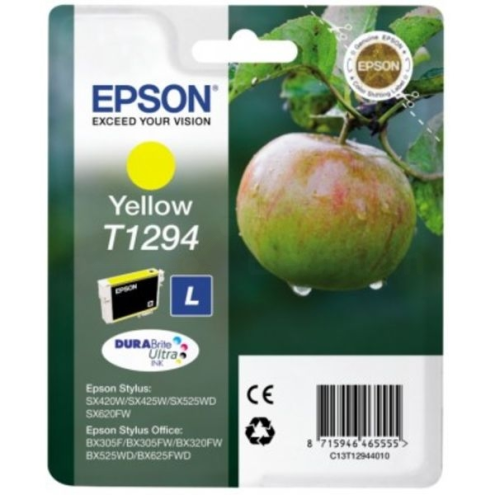 ORIGINAL EPSON T1294 Tintenpatrone gelb 515 Seiten, 7,00 ml (C 13 T 12944012)