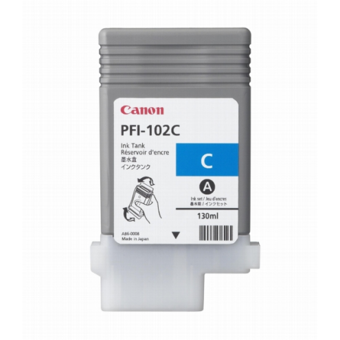 ORIGINAL CANON PFI102C Tintenpatrone cyan 130,00 ml (0896 B 001)