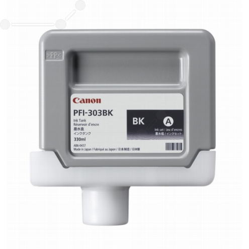 ORIGINAL CANON PFI303BK Tintenpatrone schwarz 330,00 ml (2958 B 001)