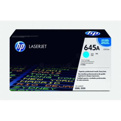 ORIGINAL HP 645A Tonerkartusche cyan 12.000 Seiten/5% (C 9731 A)