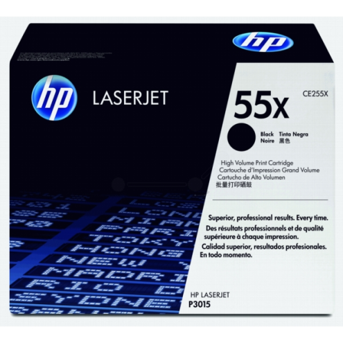 ORIGINAL HP 55X Tonerkartusche schwarz High-Capacity 12.500 Seiten (CE 255 X)
