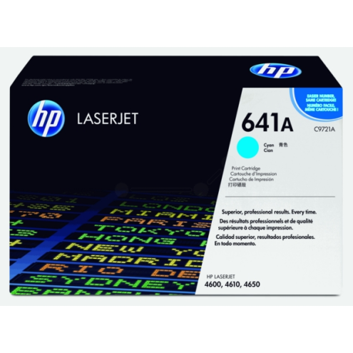 ORIGINAL HP 641A Tonerkartusche cyan 8.000 Seiten/5% (C 9721 A)