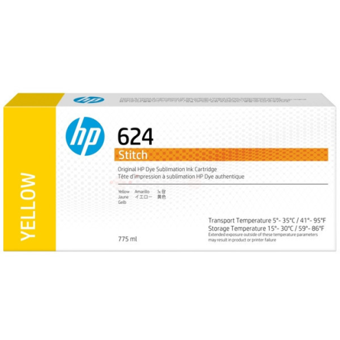 ORIGINAL HP 624 Tintenpatrone gelb 775,00 ml (2LL56A)