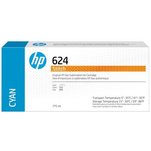 ORIGINAL HP 624 Tintenpatrone cyan 775,00 ml (2LL54A)
