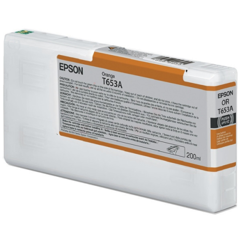 ORIGINAL EPSON T653A Tintenpatrone orange 200,00 ml (C 13 T 653A00)