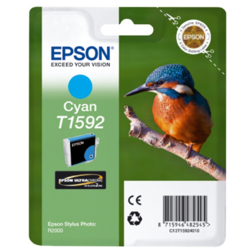 ORIGINAL EPSON T1592 Tintenpatrone cyan 17,00 ml (C 13 T 15924010)