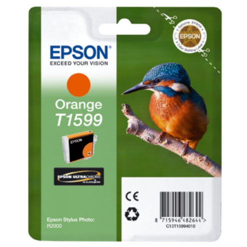 ORIGINAL EPSON T1599 Tintenpatrone orange 1.200 Seiten, 17,00 ml (C 13 T 15994010)