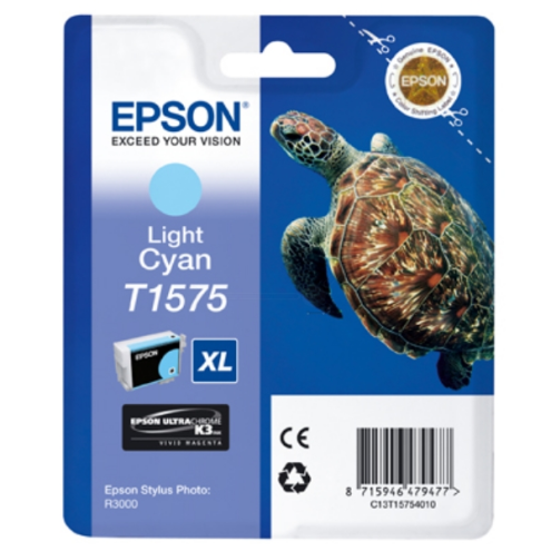 ORIGINAL EPSON T1575 Tintenpatrone cyan hell 25,90 ml (C 13 T 15754010)