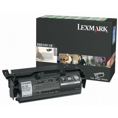 ORIGINAL LEXMARK X651H11E Tonerkartusche schwarz return program 25.000 Seiten