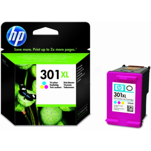 ORIGINAL HP 301XL Druckkopfpatrone color High-Capacity 300 Seiten, 8,00 ml (CH 564 EE)