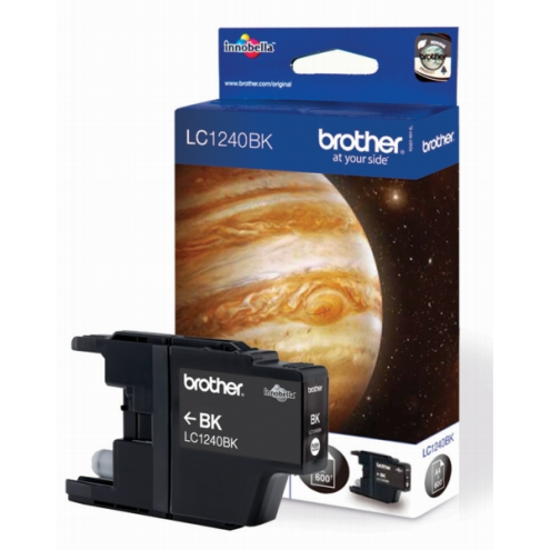 ORIGINAL BROTHER LC1240BK Tintenpatrone schwarz 600 Seiten