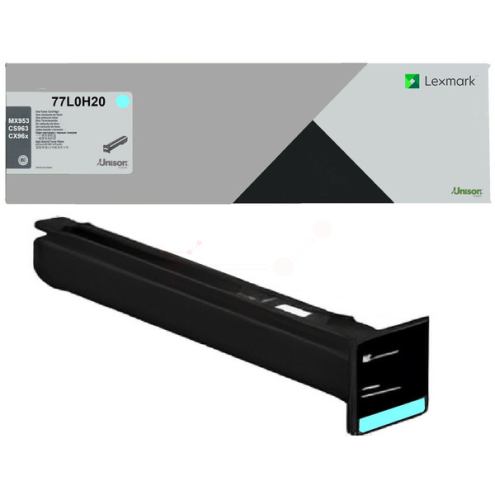 ORIGINAL LEXMARK 77L0H20 Toner-Kit cyan High-Capacity 46.900 Seiten