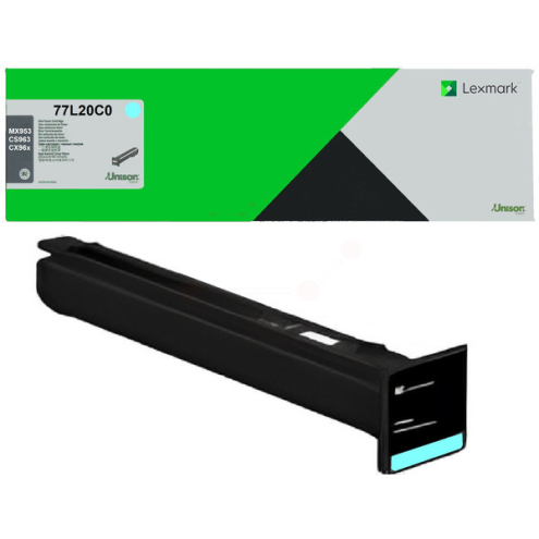 ORIGINAL LEXMARK 77L20C0 Toner-Kit cyan return program 12.000 Seiten