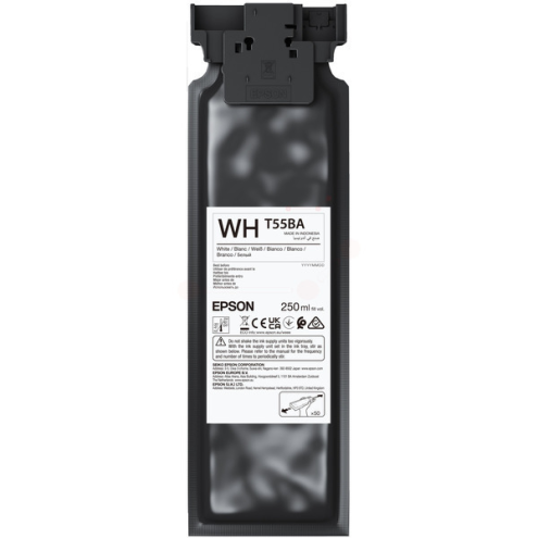 ORIGINAL EPSON T55BA Tintenpatrone weiss DG2 UltraChrome 250,00 ml (C 13 T 55BA00)