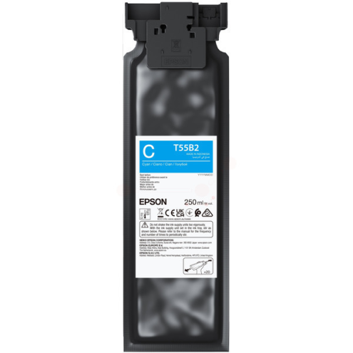 ORIGINAL EPSON T55B2 Tintenpatrone cyan DG2 UltraChrome 250,00 ml (C 13 T 55B200)