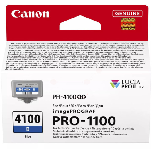ORIGINAL CANON PFI4100B Tintenpatrone blau 80,00 ml (6786 C 001)