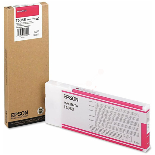 ORIGINAL EPSON T606B Tintenpatrone magenta 220,00 ml (C 13 T 606B00)