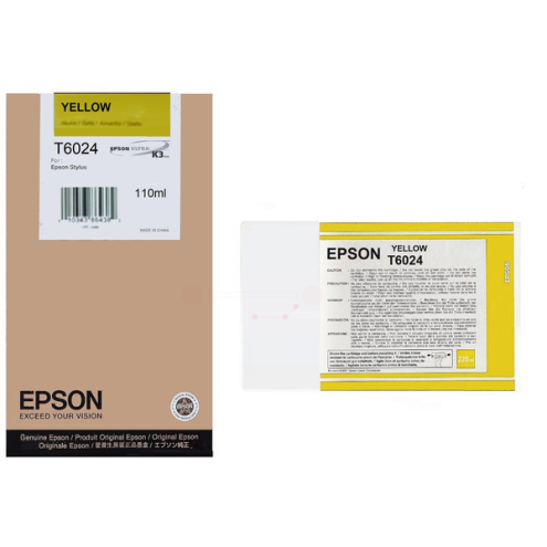 ORIGINAL EPSON T6024 Tintenpatrone gelb 110,00 ml (C 13 T 602400)