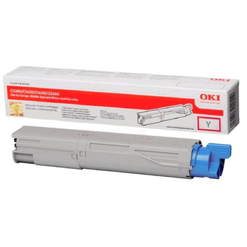 ORIGINAL OKI 43459329 Toner gelb 2.500 Seiten/5%