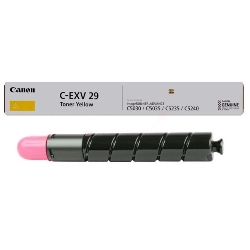 ORIGINAL CANON CEXV29 Toner gelb 27.000 Seiten/5%, 430 Gramm (2802 B 002)