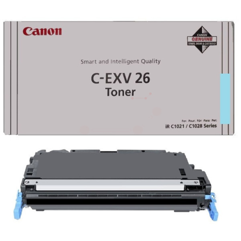 ORIGINAL CANON CEXV26 Tonerkartusche cyan 6.000 Seiten/5% (1659 B 006)