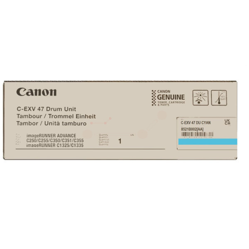 ORIGINAL CANON CEXV47 Drum Kit cyan 33.000 Seiten (8521 B 002)