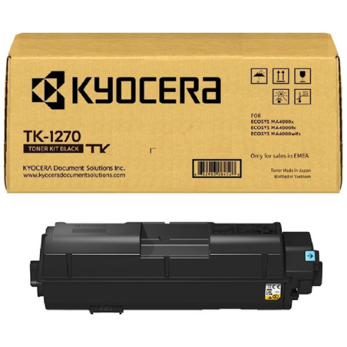 ORIGINAL KYOCERA TK1270 Toner-Kit schwarz 10.000 Seiten (1T0C140NL0)