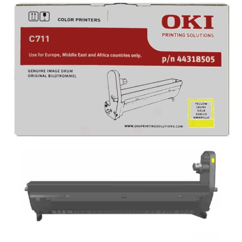 ORIGINAL OKI 44318505 Drum Kit gelb 20.000 Seiten