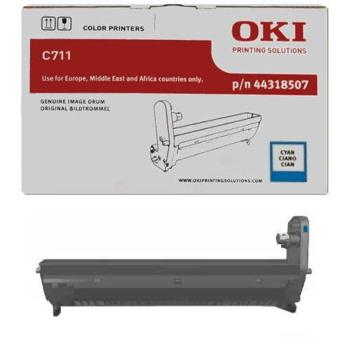 ORIGINAL OKI 44318507 Drum Kit cyan 20.000 Seiten
