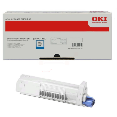 ORIGINAL OKI 44318607 Toner cyan 11.500 Seiten