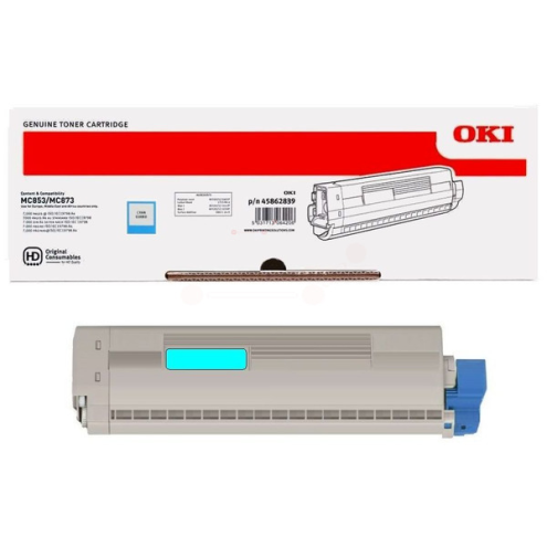 ORIGINAL OKI 45862839 Toner-Kit cyan 7.300 Seiten
