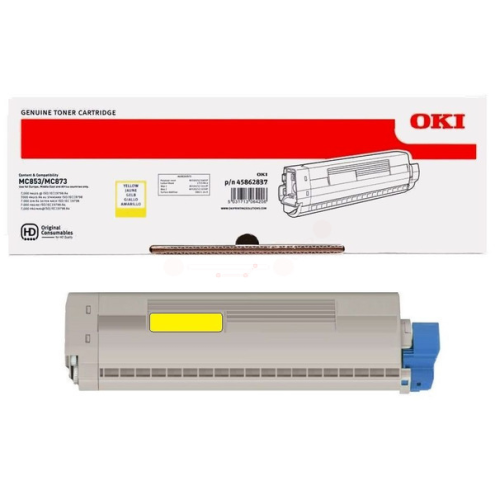 ORIGINAL OKI 45862837 Toner-Kit gelb 7.300 Seiten