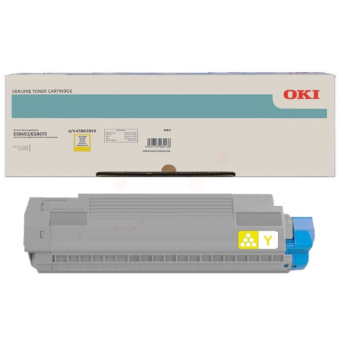 ORIGINAL OKI 45862819 Toner-Kit gelb 10.000 Seiten