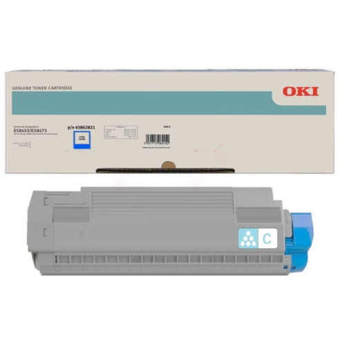 ORIGINAL OKI 45862821 Toner-Kit cyan 10.000 Seiten