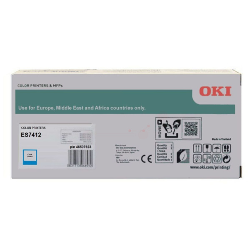 ORIGINAL OKI 46507623 Toner-Kit cyan 11.500 Seiten
