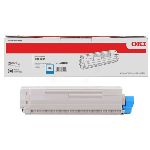 ORIGINAL OKI 44844507 Toner-Kit cyan 10.000 Seiten