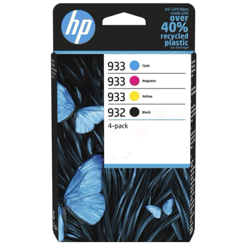 ORIGINAL HP 932933 Tintenpatrone MultiPack Bk,C,M,Y 8,5ml + 3x4ml (6ZC71AE)