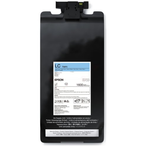 ORIGINAL EPSON T56F5 Tintenpatrone cyan hell 1.600,00 ml (C 13 T 56F500)