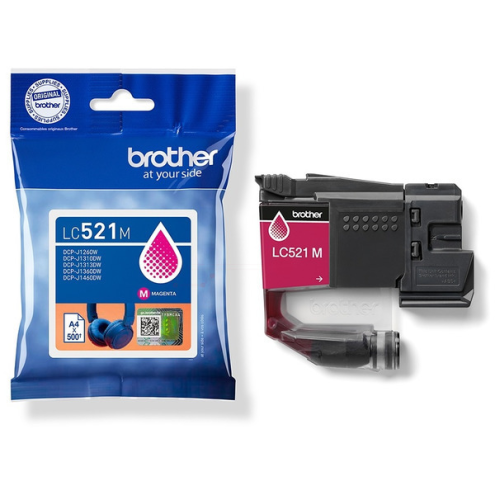 ORIGINAL BROTHER LC521M Tintenpatrone magenta 500 Seiten