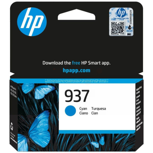 ORIGINAL HP 937 Druckkopfpatrone cyan 800 Seiten (4S6W2NE)